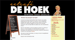 Desktop Screenshot of eetcafe-dehoek.nl