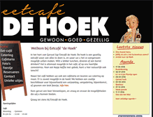 Tablet Screenshot of eetcafe-dehoek.nl